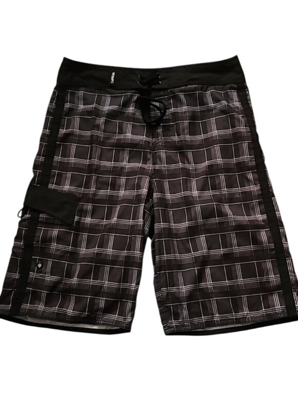Carbon Board Shorts Size 31 Plaid Men's Beach Outdoor Swim Summer Surf